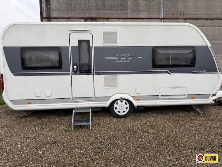Hobby Excellent 540 UFE Mover Voortent, Caravans en Kamperen, Caravans, Bedrijf, 1250 - 1500 kg, Rondzit, Hobby, Frans bed, Overige typen