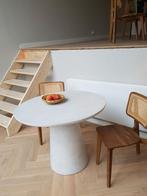 Als nieuw | betonlook eettafel rond | Woood, Huis en Inrichting, Tafels | Salontafels, Ophalen, Overige materialen, Rond, Zo goed als nieuw