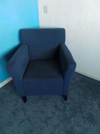 Fauteuil, Huis en Inrichting, Stoelen, Ophalen of Verzenden, Gebruikt, Blauw, Eén