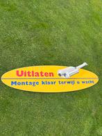 Reclamebord afkomstig van een garage., Verzenden, Gebruikt, Reclamebord