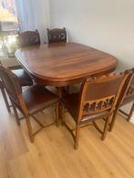 Antieke tafel met 6 stoelen, Ophalen