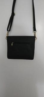 DOS - MORE CROSSBODY SCHOUDERTAS ZWART LEER, Ophalen of Verzenden, Nieuw, Zwart, Schoudertasje