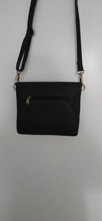 DOS - MORE CROSSBODY SCHOUDERTAS ZWART LEER beschikbaar voor biedingen