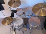 Mapex Pro M drumstel + Agean cymbals, kruk & hoezen, Ophalen, Zo goed als nieuw, Overige merken