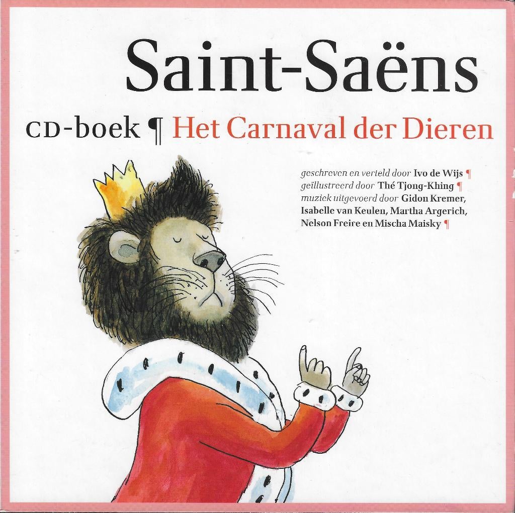 CD-Boek Saint-Saëns - Carnaval der Dieren, Cd's en Dvd's, Met libretto, Verzenden, Modernisme tot heden, Kamermuziek