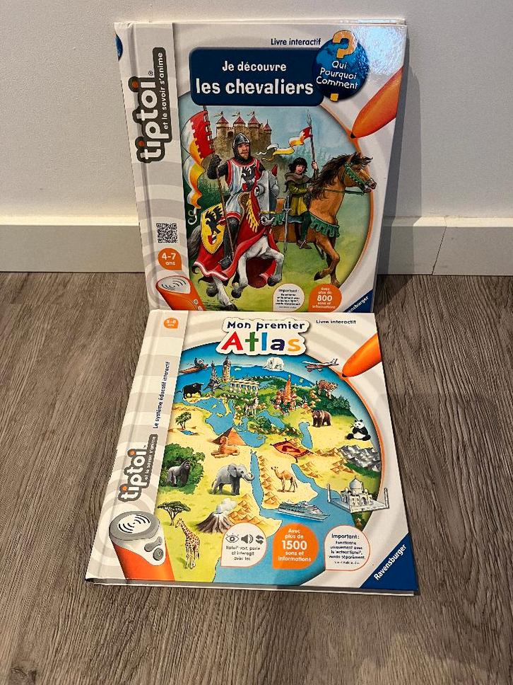 tiptoi 2x boek de wereld van de rdders en wereldatlas, Kinderen en Baby's, Speelgoed | Educatief en Creatief, Zo goed als nieuw