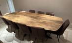 Eettafel Tafel 275x130cm - Lamulux X poot industrie, Huis en Inrichting, Tafels | Eettafels, Ophalen, 100 tot 150 cm, Industrie Hout Orient