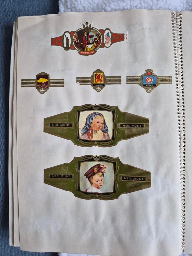 Verzameling Willem II,  Old Dutch en Lugano sigarenbandjes, Ophalen of Verzenden, Gebruikt