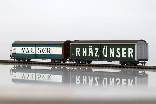 3x Nieuwe Bemo Rh.B. Goederenwagons type Haik-v 51xx (H0m), Hobby en Vrije tijd, Modeltreinen | H0, Nieuw, Wagon, Gelijkstroom