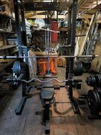 Complete Home Gym Set - Body Solid Rack, Gewichten, Stangen, Sport en Fitness, Fitnessapparatuur, Benen, Krachtstation, Ophalen of Verzenden