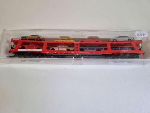 Fleischmann 5292K - Autotransportwagen van de DB, Hobby en Vrije tijd, Modeltreinen | H0, Zo goed als nieuw, Wagon, Gelijkstroom