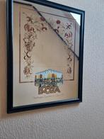 Looza reclame spiegel, Ophalen, Minder dan 50 cm, Zo goed als nieuw, Minder dan 100 cm