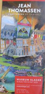 folder van Jean Thomassen in museum Slager - den Bosch 2019, Ophalen of Verzenden, Zo goed als nieuw, Folder