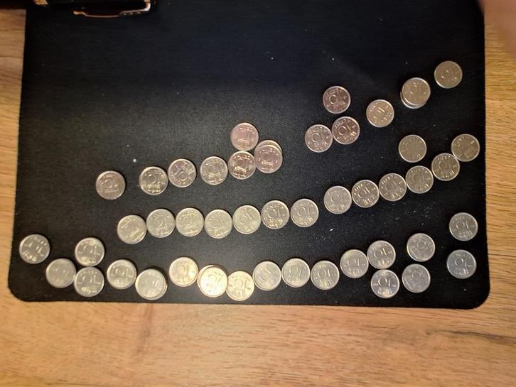 Verzameling dubbeltjes, Postzegels en Munten, Munten | Nederland, Losse munt, 10 cent, Koningin Juliana, Ophalen