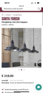 Hanglamp santa farish, Ophalen, Zo goed als nieuw, Minder dan 50 cm