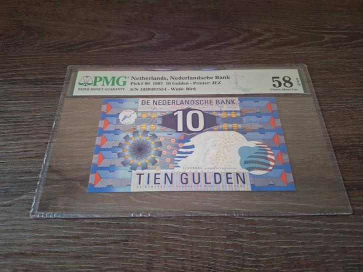 UNC proefserie biljet 10 gulden IJsvogel 1997, PL48b2, Postzegels en Munten, Bankbiljetten | Nederland, 10 gulden, Ophalen of Verzenden