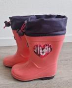 Regenlaarzen met voering maat 25/ rose/ met vosjes, Meisje, Ophalen of Verzenden, Laarzen, Zo goed als nieuw