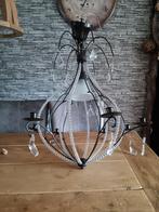 Mooie kroonluchter (Kristaller 7, IKEA), Huis en Inrichting, Lampen | Kroonluchters, Ophalen, Gebruikt, Metaal