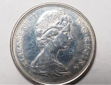 Canadese 50 Cent 1965 (zilver) SPOTPRIJS  beschikbaar voor biedingen
