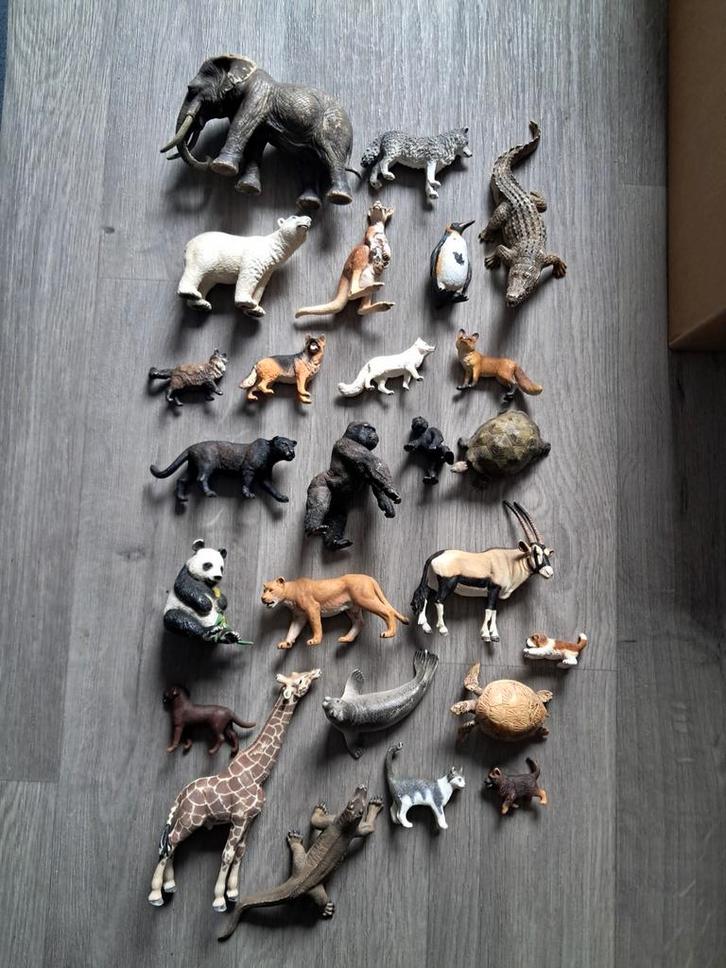 Schleich Dieren Collectie - 25 Stuks, Kinderen en Baby's, Speelgoed | Actiefiguren, Gebruikt, Ophalen of Verzenden