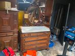 Commode antiek met verstelbare spiegel ong 150 jaar oud, Antiek en Kunst, Antiek | Meubels | Kasten, Ophalen