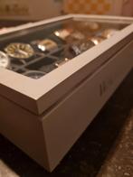 opbergdoos showcase voor horloges, Sieraden, Tassen en Uiterlijk, Horloges | Dames, Ophalen of Verzenden, Gebruikt, Overige merken
