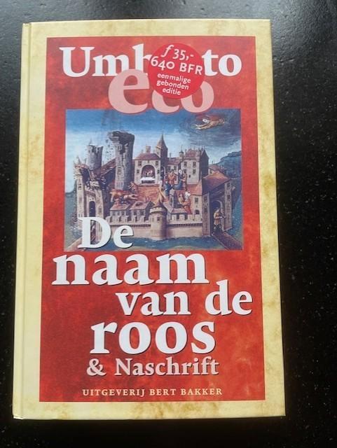 Gebonden uitgave De naam van de Roos van Ecco, Boeken, Literatuur, Zo goed als nieuw, Europa overig, Ophalen of Verzenden