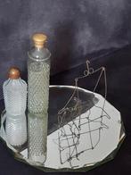 Spiegelplateau ,geslepen rand ,stoer brocante ,landepijk, Ophalen of Verzenden