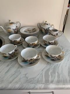 Japans thee Koffie servies uit 1949 uitstekende staat, Antiek en Kunst, Ophalen of Verzenden