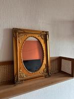 Gouden spiegel, Huis en Inrichting, Woonaccessoires | Spiegels, Ophalen of Verzenden, Zo goed als nieuw