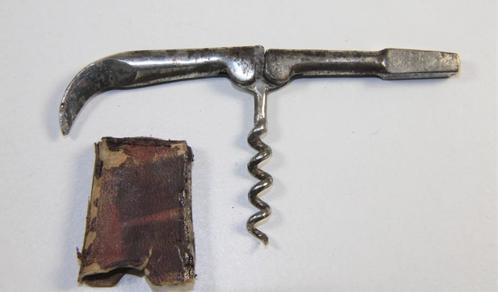Antieke opvouwbare pocket kurkentrekker combinatie, Verzamelen, Overige Verzamelen, Gebruikt, Ophalen of Verzenden