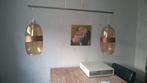 3 retro design hanglampen PTMD, Huis en Inrichting, Ophalen, Zo goed als nieuw, Glas, Retro vintage design