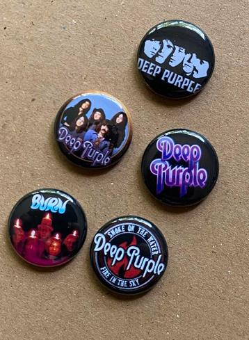 DEEP PURPLE buttons speldjes pins beschikbaar voor biedingen