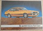 Folder Ford Capri, Verzenden, Zo goed als nieuw, Ford