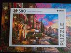 Rebo Puzzel - Lake Como Sunset - 500 Stukjes - COMPLEET!, Ophalen of Verzenden, 500 t/m 1500 stukjes, Zo goed als nieuw, Legpuzzel