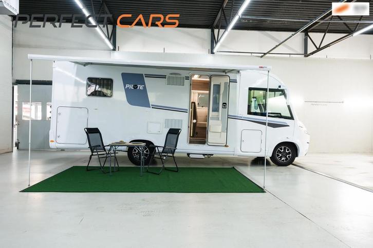 Pilote G740C A635/EF4 Queensbed!, Caravans en Kamperen, Campers, Bedrijf, Pilote, Diesel, Automaat