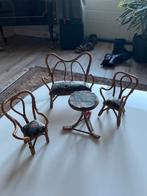 Vintage Rotan Poppenmeubels Set, Ophalen of Verzenden