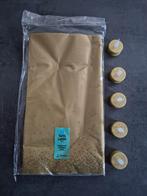 Tafellaken goud en 5 Waxinelichtjes op batterij goud, Ophalen of Verzenden, Nieuw