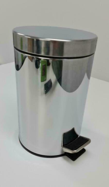 V-Part Prullenbak - 3 l - Rvs - show - Z4/P1, Huis en Inrichting, Woonaccessoires | Prullenbakken, Nieuw, Metaal, Minder dan 50 cm