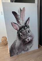 Dibond schilderij konijn 80x120, Ophalen, Schilderij