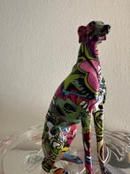 gekleurde street a hond whippet windhond hazewindhond, Ophalen of Verzenden