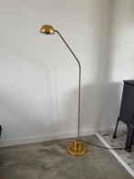 Vintage vloerlamp in goudkleur – verstelbaar en elegant, Ophalen, Gebruikt, Metaal, 100 tot 150 cm