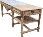 oude tafel keukentafel werktafel keuken winkel werkbank, Antiek en Kunst, Antiek | Meubels | Tafels, Ophalen of Verzenden