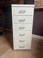 Ikea Helmer wit ladeblok kastje op wieletjes, 6 lades, Huis en Inrichting, Ophalen, Minder dan 50 cm, 5 laden of meer, Zo goed als nieuw