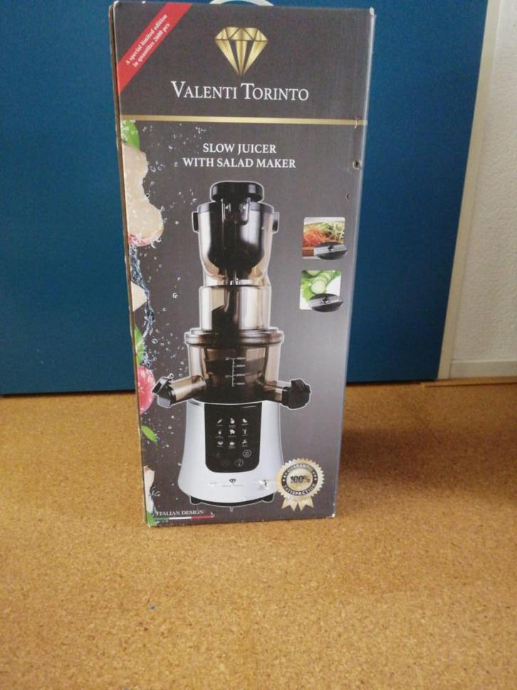Valenti Torinto VT-2345 Slow Juicer met Salade maker, Witgoed en Apparatuur, Juicers, Nieuw, Slowjuicer, Elektrisch, Ophalen