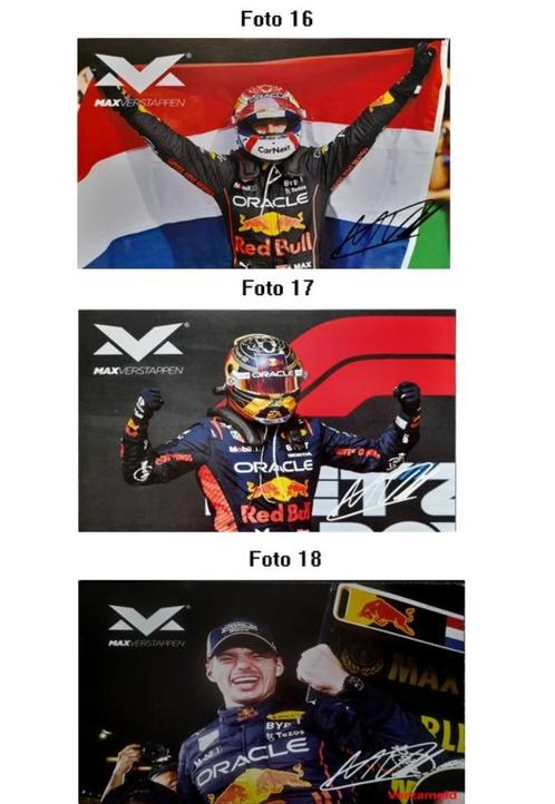 fotokaarten max verstappen, Verzamelen, Automerken, Motoren en Formule 1, Zo goed als nieuw, Formule 1, Ophalen of Verzenden