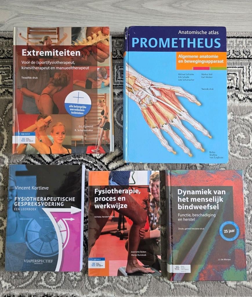 Fysiotherapie boeken in perfect staat. Zoals nieuw, Ophalen, Beta, HBO