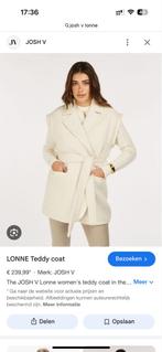 Josh V Lonne Teddy Jas, Ophalen of Verzenden, Zo goed als nieuw, Maat 36 (S), Wit