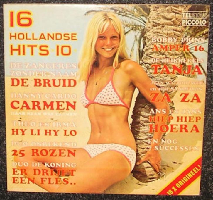 16 Hollandse Hits Nr 10 – Diverse Artiesten 1973 LP1742, Cd's en Dvd's, Vinyl | Nederlandstalig, Gebruikt, Overige genres, 12 inch