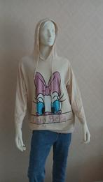 T-shirt met capuchon maat L/XL  katoen, Beige, Maat 46/48 (XL) of groter, Ophalen of Verzenden, Zo goed als nieuw